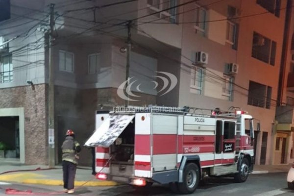 Susto por principio de incendio en un edificio céntrico