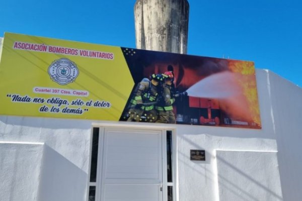 Los Bomberos Voluntarios inauguraron la ampliación de su cuartel