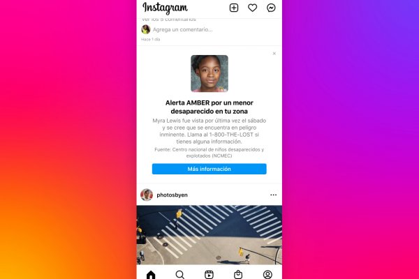 Instagram lanzó una alerta para ayudar a encontrar niñas y niños desaparecidos