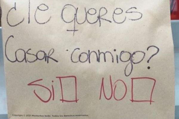 Corrientes: le propuso casamiento con una hamburguesa