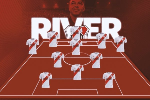 La formación de River vs. Defensa y Justicia para el debut en la Liga Profesional