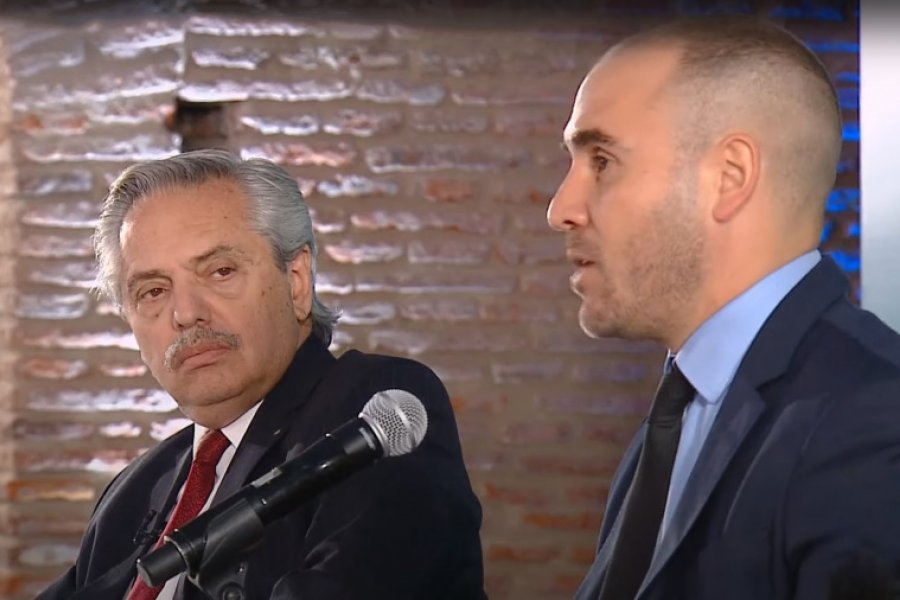 El presidente Alberto Fernández y Martín Guzmán presentaron el proyecto de renta inesperada