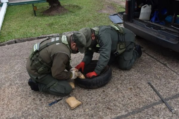 Decomisaron más 21 kilos de marihuana cerca de Paso de los Libres