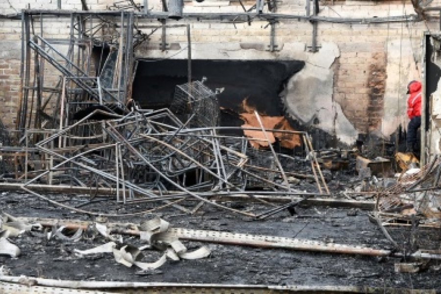 La Enkosala Gladys Ravalle quedó destruida por un incendio