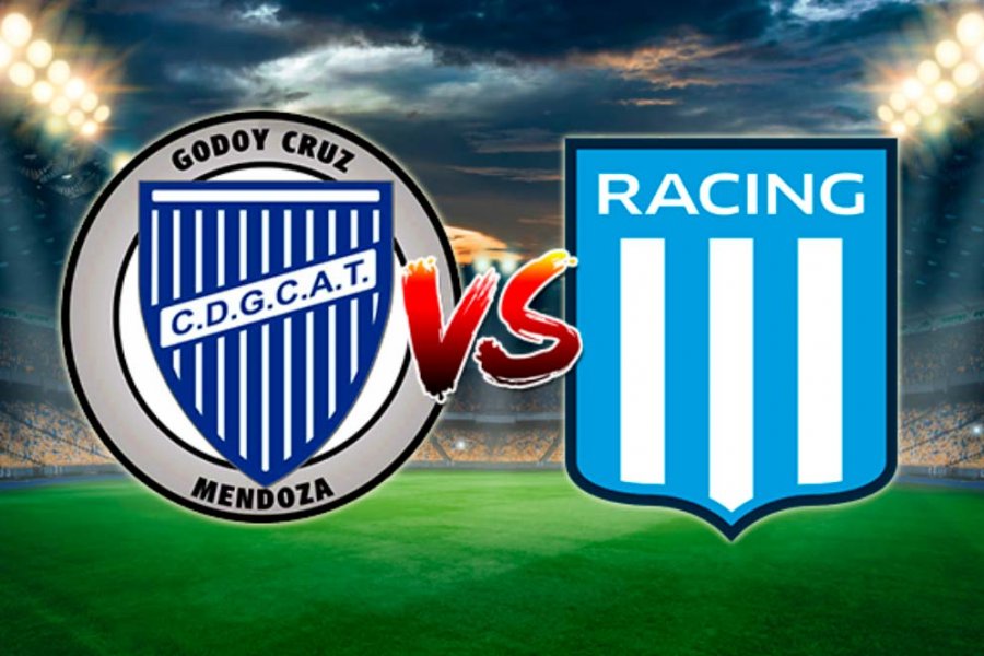 Godoy Cruz vs. Racing se enfrentan por la Liga Profesional 2022