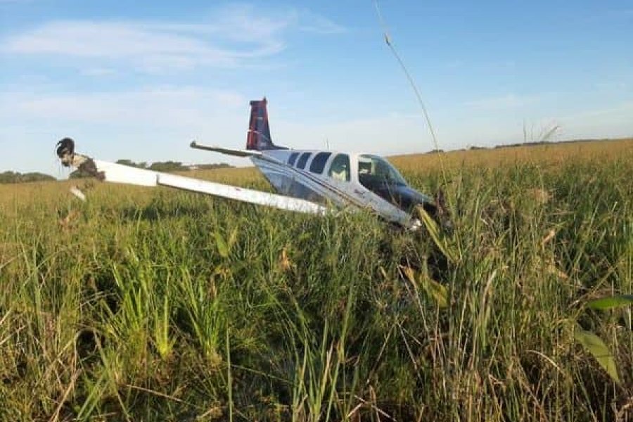 Cayó una avioneta en los Esteros del Iberá