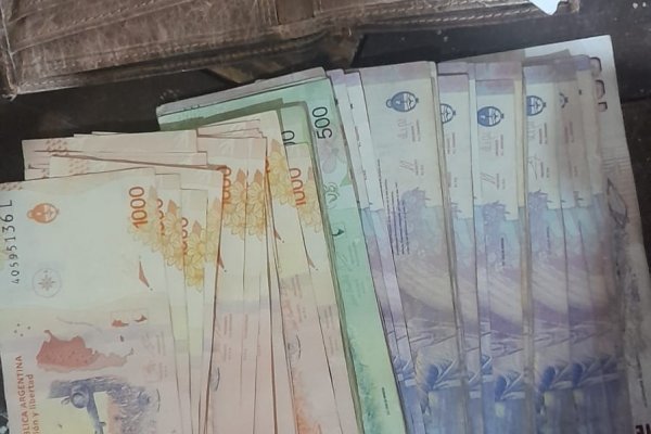 Un trabajador correntino encontró $25 mil pesos y los devolvió