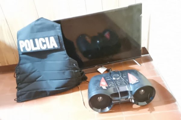 Secuestran elementos y aprehenden a un hombre en Santa Rosa