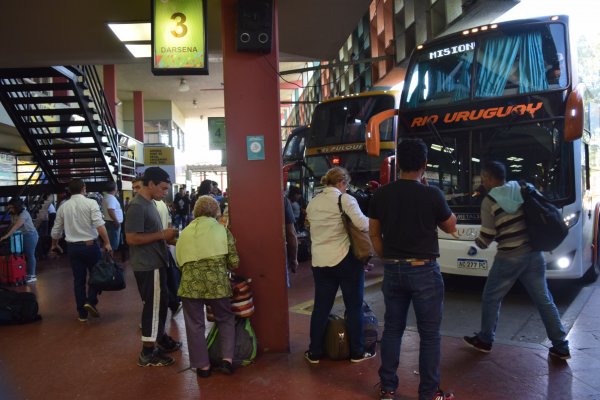 Feriado extra largo: La Terminal recibe unos 300 micros por día