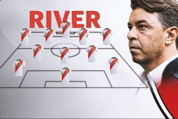 La formación de River vs. Unión, por la Liga Profesional