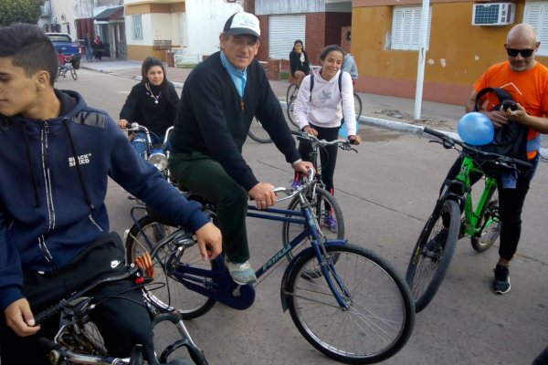 Pastoral de adicciones invita a participar de una bicicleteada