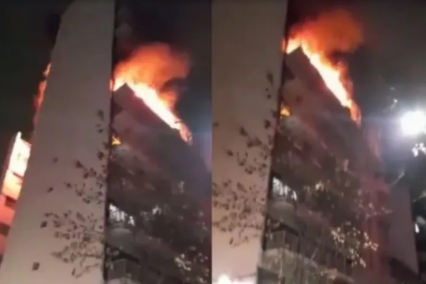 Incendio en un edificio en Recoleta: Al menos 5 muertos
