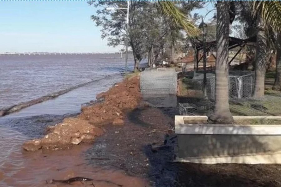 En Paso de los Libres advierten por nueva crecida del río Uruguay