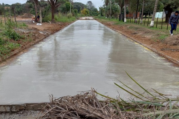 El Gobierno Provincial avanza con la etapa final de las obras de pavimentación de calle Lavalle