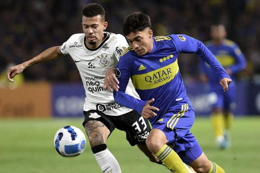 Boca inicia la serie de octavos de final frente a Corinthians en Brasil