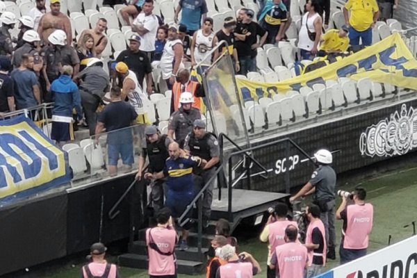 Tres hinchas de Boca quedaron detenidos en San Pablo acusados de actos racistas