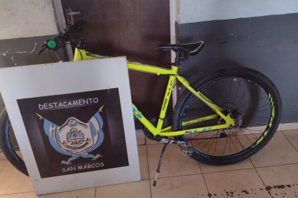 Recuperaron una bicicleta denunciada como sustraída