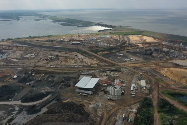 Las obras en Aña Cuá avanzan para brindar más potencia a Yacyretá