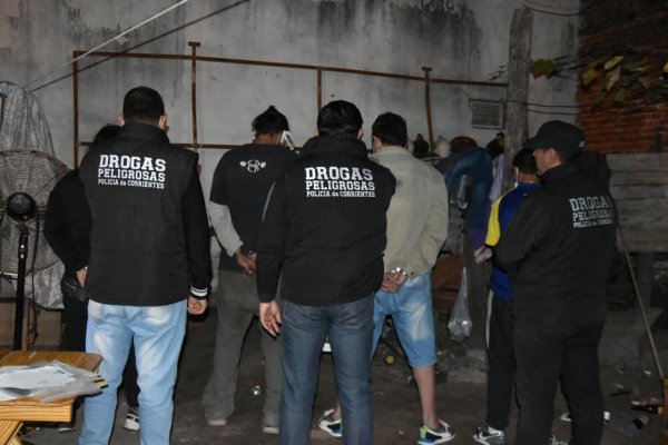 Allanamientos en Corrientes: Cae banda narco tras fuerte investigación de la Policía