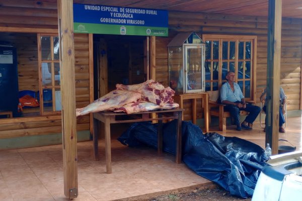 Demoraron a dos hombres y secuestraron animales silvestres faenados