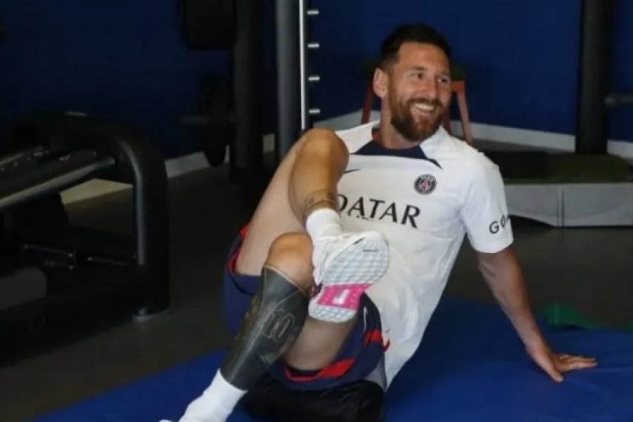 Messi cortó sus vacaciones y se sumó a la pretemporada del PSG