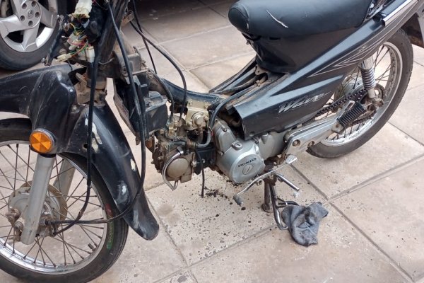 Recuperaron una motocicleta denunciada como sustraída