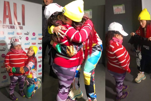 Lali Espósito se encontró con Agustina, la nena mendocina que sufrió bullying