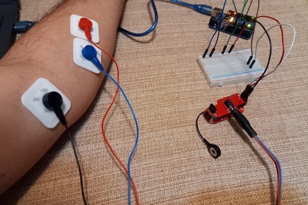 Primeros pasos en el manejo de dispositivos electrónicos a partir de señales musculares