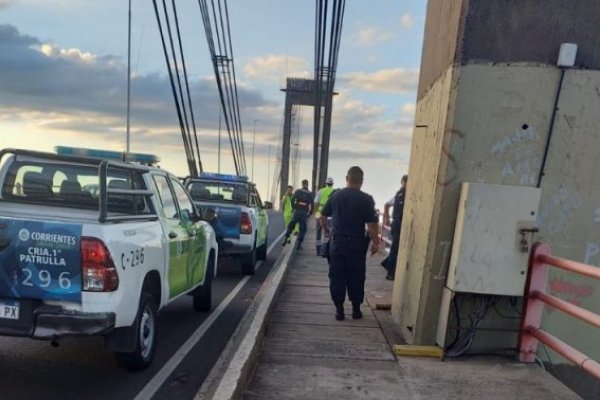 Menor de 13 años quiso tirarse desde el puente Corrientes-Chaco por sufrir bullying en la escuela