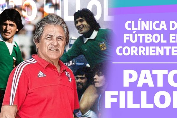 Vuelven las Clínicas de Fútbol a Corrientes  de la mano del Pato Fillol