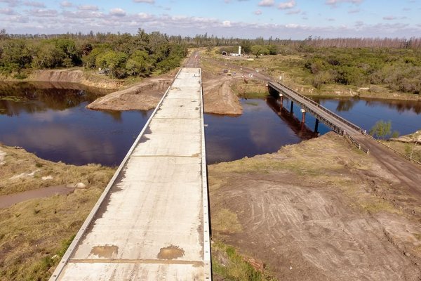 Vialidad Nacional finaliza la construcción del nuevo puente entre Goya y Esquina