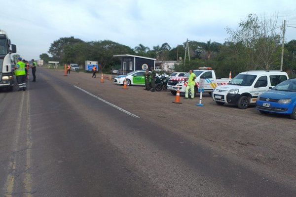 La Policía junto a otras fuerzas realizó operativos en los corredores viales