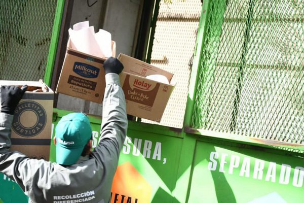 En dos meses,  juntron casi tres toneladas de materiales reciclables