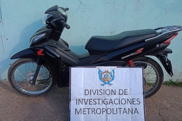 La Policía recuperó una motocicleta sustraída