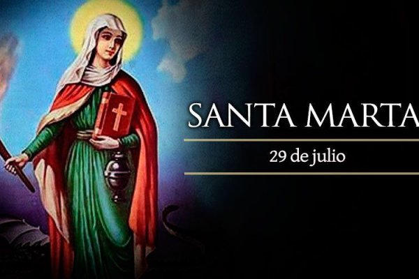 Hoy la Iglesia celebra a Santa Marta, patrona de las cocineras y amas de casa