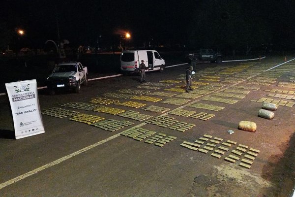 Conducía un furgón cargado con más de dos toneladas y media de marihuana