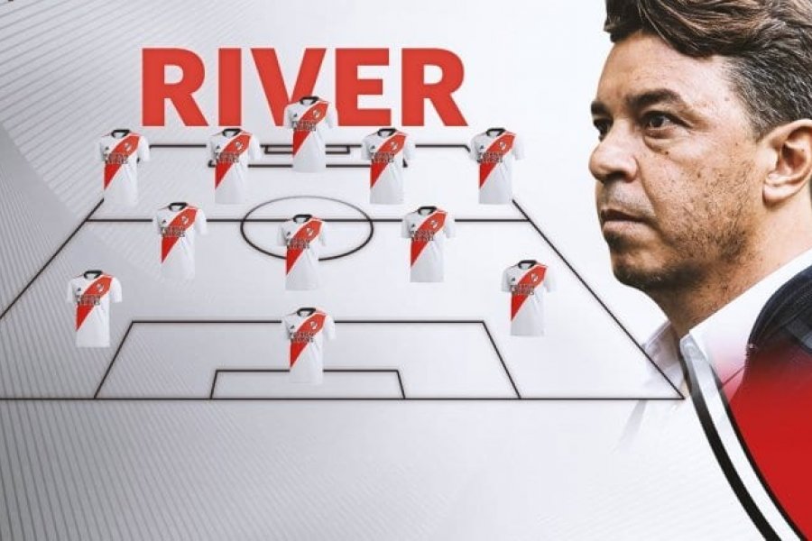 La formación de River vs. Independiente, por la Liga Profesional
