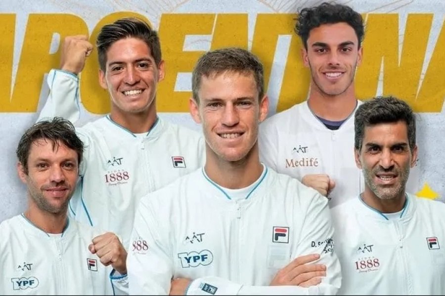 El equipo argentino para la Copa Davis en Bologna