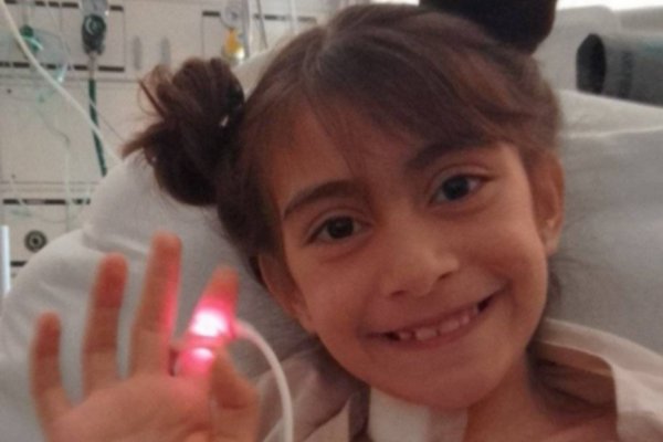 La niña correntina que recibió el trasplante de corazón, anhela una fiesta de recuperación
