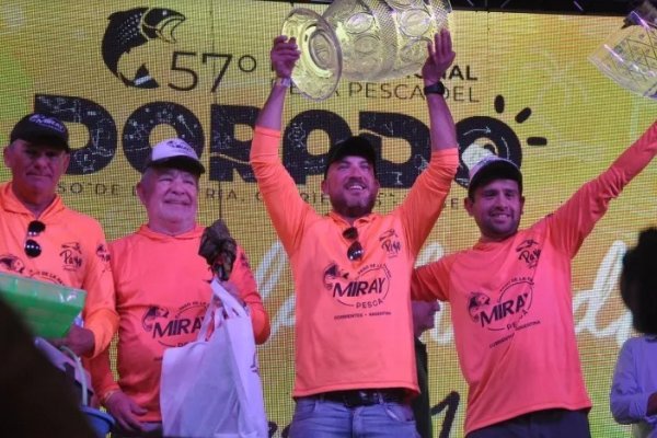 Pescadores de todo el país cerraron la Fiesta del Dorado con 166 capturas