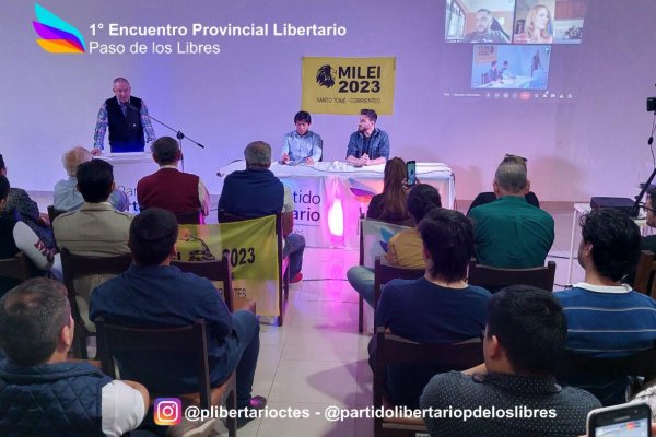 Se realizó el primer encuentro Libertario en Paso de los Libres