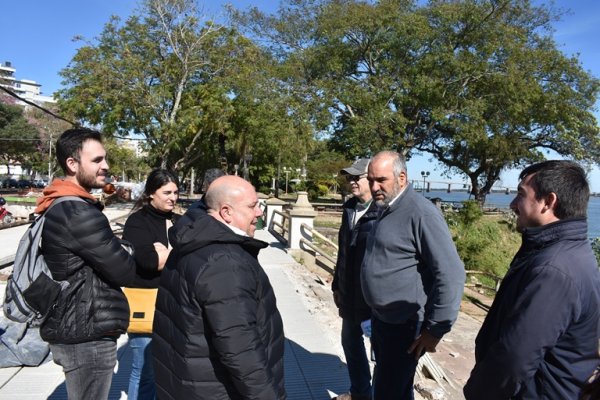 La marcha de las obras de remodelación de la costanera General San Martín es “satisfactoria”