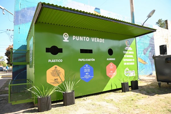 Inauguraron un nuevo punto verde en la ciudad