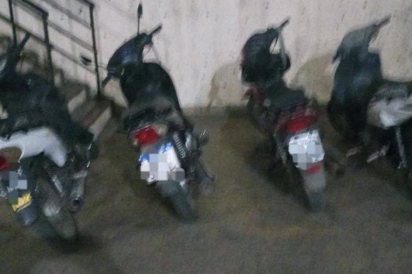 La Policía demoró a siete personas y secuestró seis motocicletas