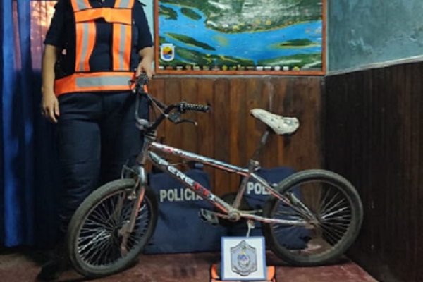 Recuperaron una bicicleta denunciada como sustraído día atrás