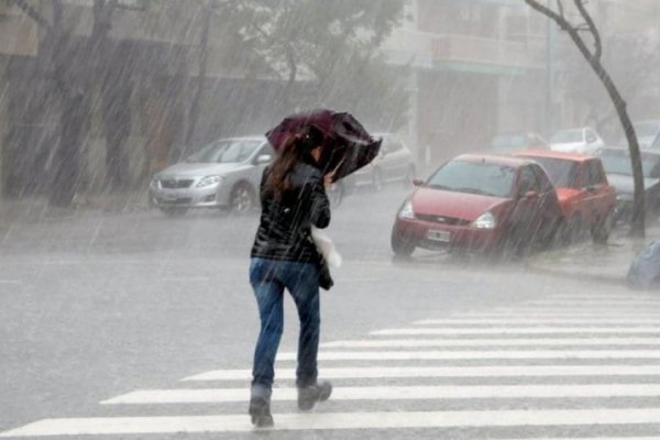 Alerta por lluvias y tormentas para Corrientes