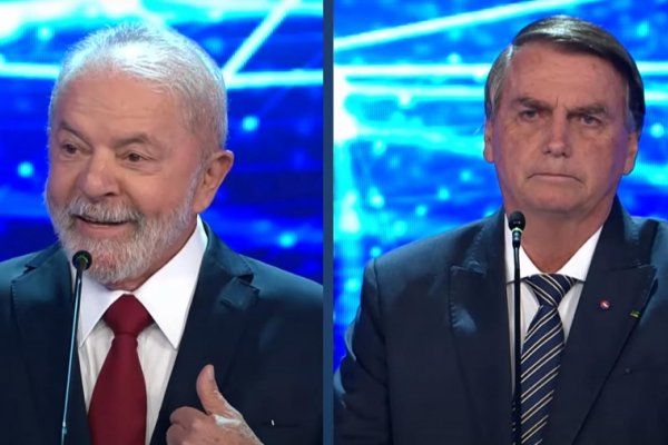 Bolsonaro y Lula se sacaron chispas en el primer debate presidencial