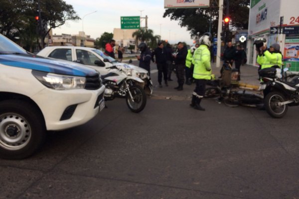 Corrientes: siniestro vial sobre la avenida 3 de abril y calle Mendoza