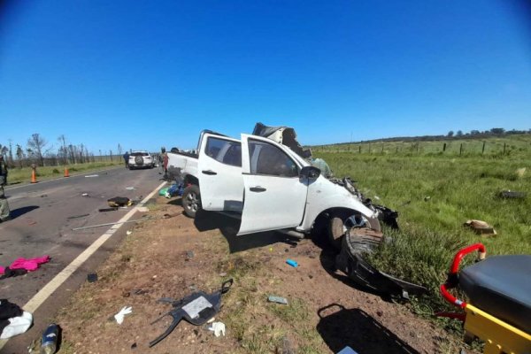 Dos muertos en grave accidente vial en el interior de Corrientes