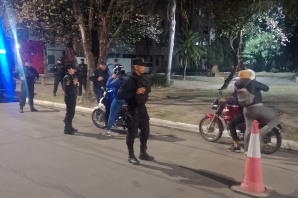 La Policía demoró a 12 personas y secuestró 10 motocicletas